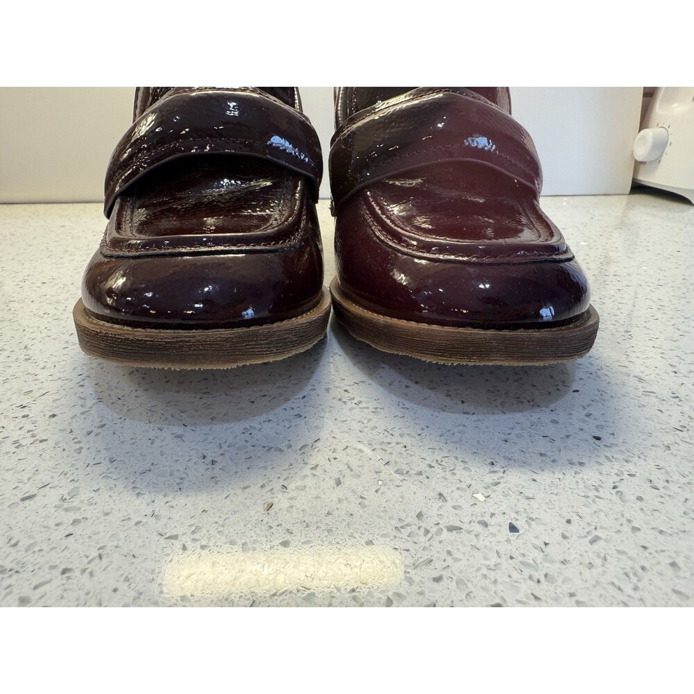 Franco Sarto Women's L-Raven Loafer Pumps Burgundy Size 8 Shoes - Picture 7 of 11